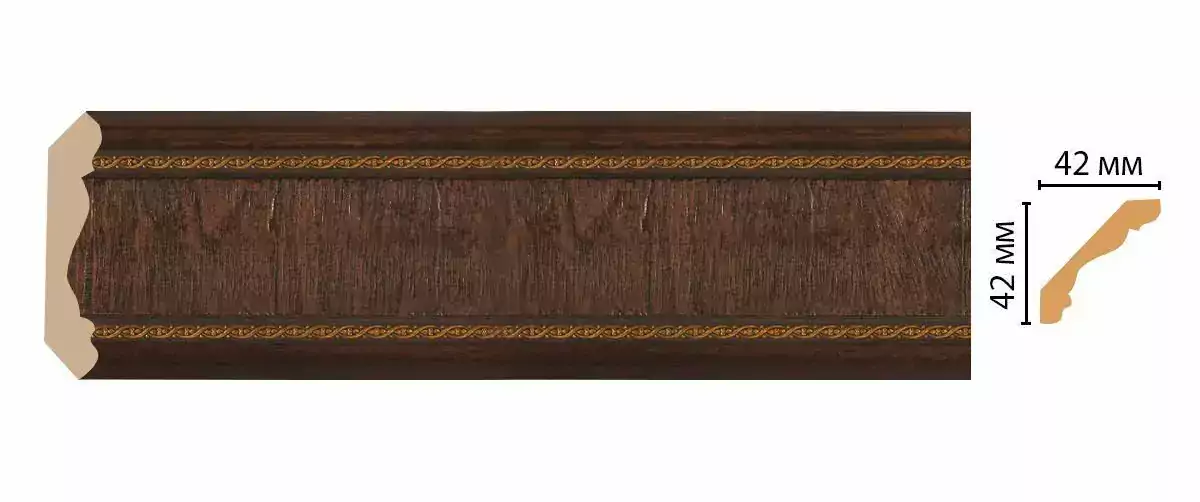 Карниз потолочный 174-1 Decomaster 42*42*2400 мм Карниз потолочный 174-1 Decomaster 42*42*2400 мм