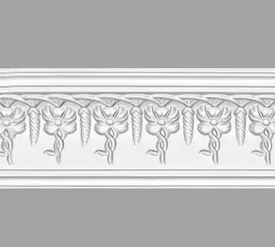 Плинтус потолочный 95696 DECOMASTER 107*70*2400 мм