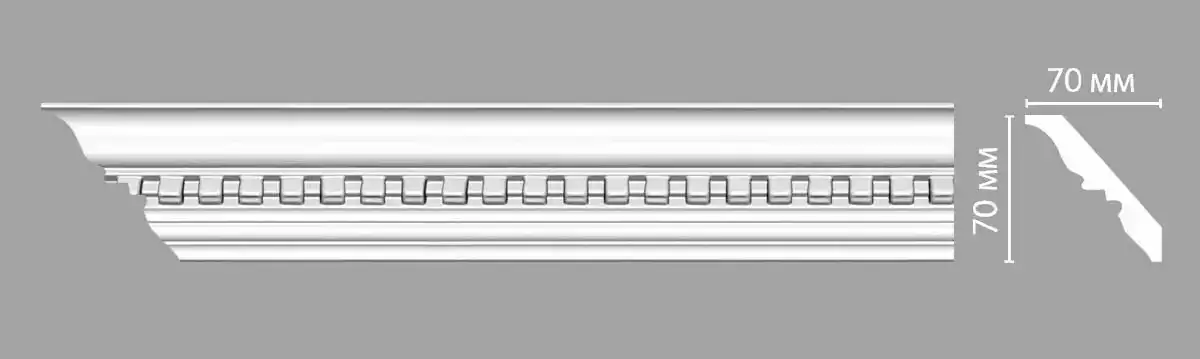 Потолочный плинтус 95810 DECOMASTER 70*70*2400 мм Потолочный плинтус 95810 DECOMASTER 70*70*2400 мм