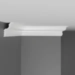 Плинтус потолочный D148-115 DECOMASTER белый 45*30*2000 мм