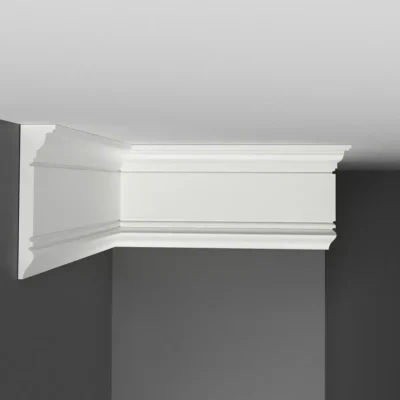 Молдинг карниз D226-115 DECOMASTER белый  матовый 90 мм