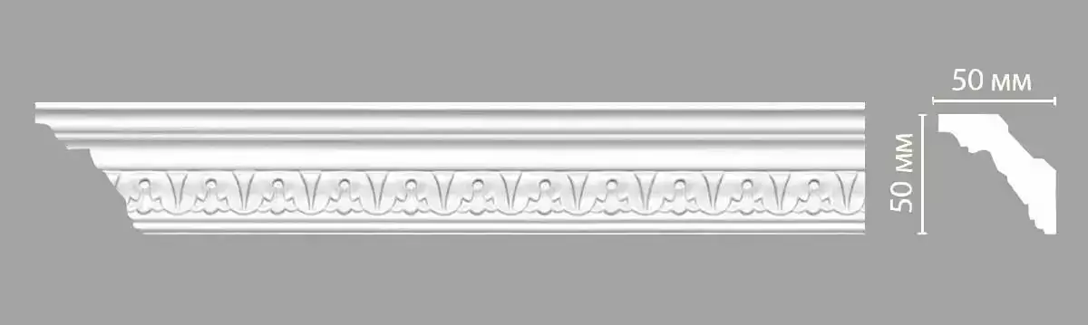 Потолочный плинтус DT-9811 DECOMASTER 50*50*1200 мм Потолочный плинтус DT-9811 DECOMASTER 50*50*1200 мм