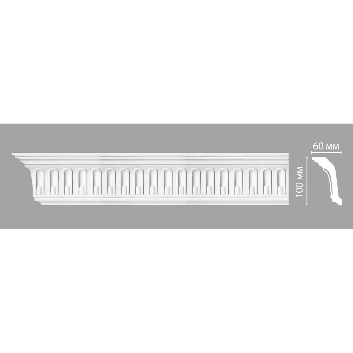 Гибкий потолочный плинтус DT-9813 DECOMASTER 100*60*2400 мм Гибкий потолочный плинтус DT-9813 DECOMASTER 100*60*2400 мм