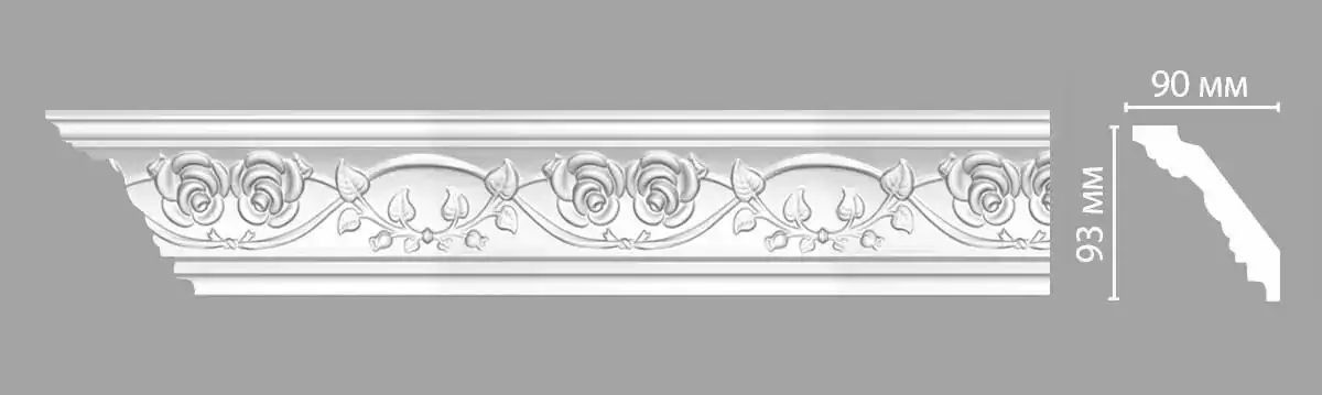 Плинтус потолочный DT-9816 DECOMASTER 93*90*2400 мм Плинтус потолочный DT-9816 DECOMASTER 93*90*2400 мм