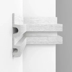 3D панель D302-84 ДМ  белый ясень DECOMASTER 122*21*2900 мм