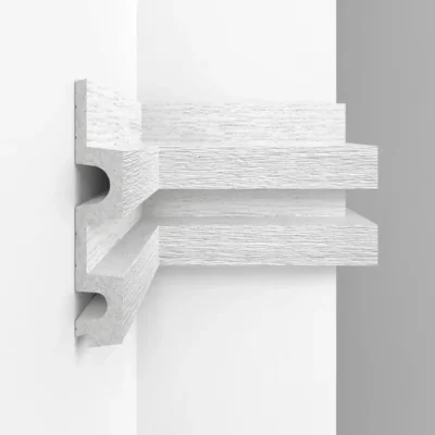 3D панель D302-84 ДМ  белый ясень DECOMASTER 122*21*2900 мм