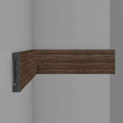 Плинтус |молдинг | реечная стена D157-81 DECOMASTER 66*13*2900 мм
