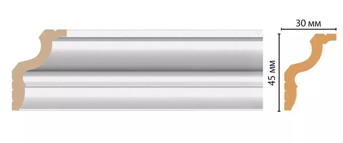 Карниз потолочный D148-114 ДМ DECOMASTER 45*30*2400 Карниз потолочный D148-114 ДМ DECOMASTER 45*30*2400
