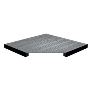 Плита фальшпола вентиляционная из металла K&R Design Metall 38P/PVC-38