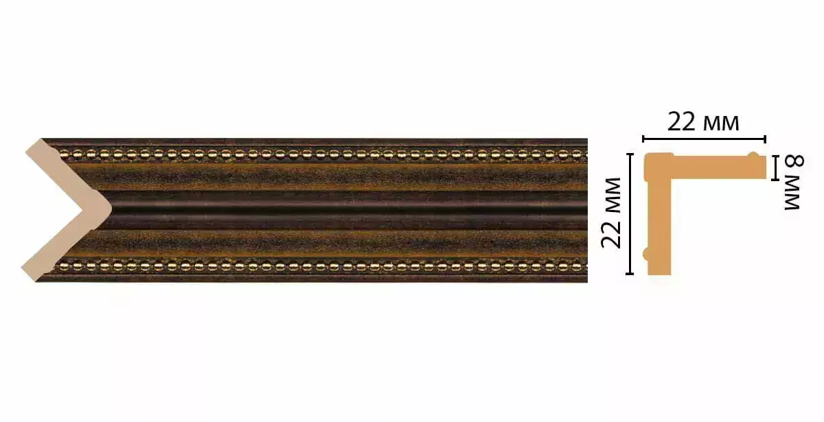 Угол 116M-56 Decomaster 22*22*2400 мм Угол 116M-56 Decomaster 22*22*2400 мм