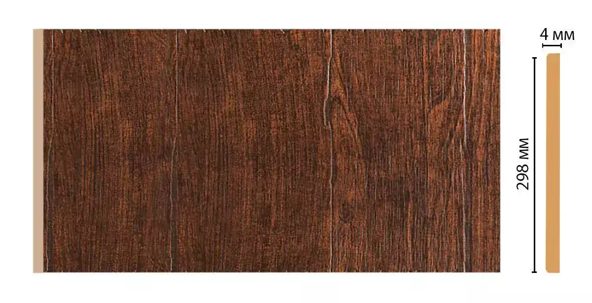 Декоративная панель Decomaster W30-2 298*4*2400 Декоративная панель Decomaster W30-2 298*4*2400