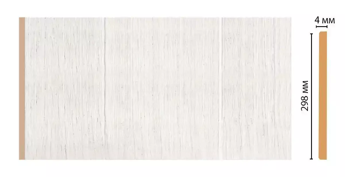 Декоративная панель Decomaster W30-7 298*4*2400 Декоративная панель Decomaster W30-7 298*4*2400