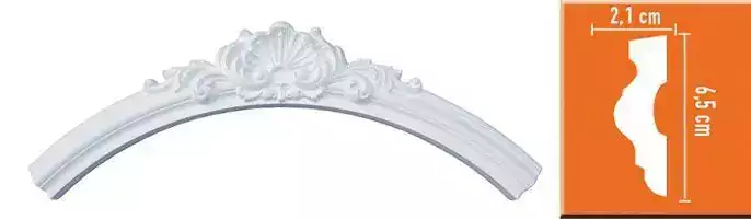 Радиус [1/4 круга] Decomaster 897022-91 Rнар. 515 | Rвн. 450
