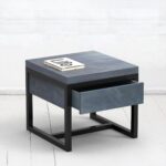 Стол журнальный old drawer фанера-винтажный синий ARCHPOLE