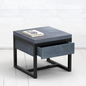 Стол журнальный old drawer фанера-винтажный синий ARCHPOLE