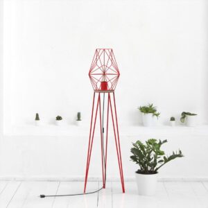 Торшер ракета красный ARCHPOLE