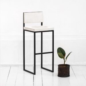 Барный стул fullmoon в белом цвете ARCHPOLE