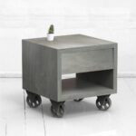 Прикроватная тумба staple оригами фанера-винтажный серый ARCHPOLE