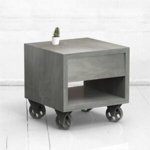 Прикроватная тумба staple оригами фанера-винтажный серый ARCHPOLE
