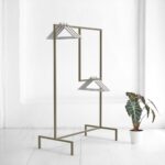 Рейл для одежды минимализм c золотой ARCHPOLE