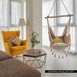Стол журнальный гексагон металл дуб - конструктор ARCHPOLE