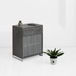 Комод цепи 600х400 h-750мм винтажный серый с белыми цепями ARCHPOLE