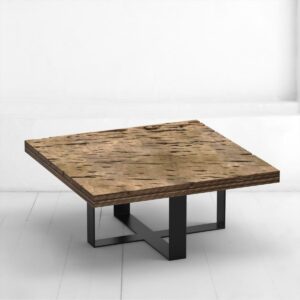 Стол журнальный naturale crosstripe фанера-жжение ARCHPOLE