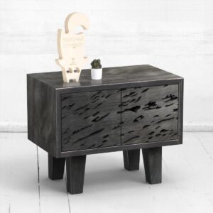 Прикроватная тумба mirror naturale фанера-винтажный черный ARCHPOLE