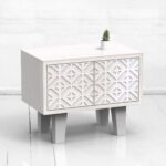 Прикроватная тумба mirror x фанера-винтажный белый ARCHPOLE