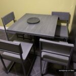 Стол из стали с деревянным основанием нео цвет на выбор ARCHPOLE