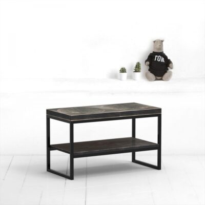 Скамья минимализм x2 fullmoon фанера-винтажный черный ARCHPOLE