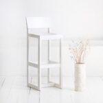 Стул барный бразильская луна фанера-винтажный белый ARCHPOLE