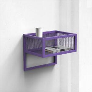 Прикроватная полка решето металл-фиолетовый ARCHPOLE