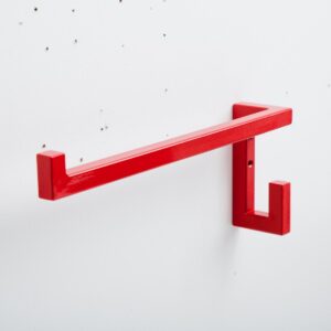 Держатель для полотенца с крючком красный ARCHPOLE
