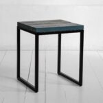 Табурет flatmoon из реек фанера-винтажный синий ARCHPOLE
