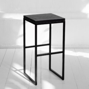 Табурет барный flatmoon из реек фанера-винтажный черный ARCHPOLE