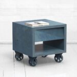 Прикроватная тумба staple oak фанера-винтажный синий ARCHPOLE