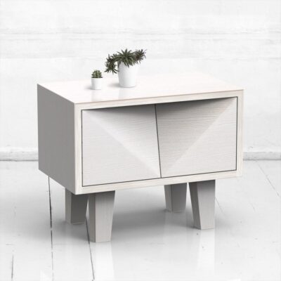 Прикроватная тумба mirror oak фанера-винтажный белый ARCHPOLE