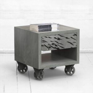 Прикроватная тумба staple naturale фанера-винтажный серый ARCHPOLE