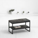 Скамья минимализм flatmoon фанера-винтажный черный ARCHPOLE