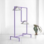 Рейл для одежды минимализм c фиолетовый ARCHPOLE