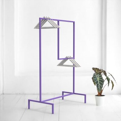 Рейл для одежды минимализм c фиолетовый ARCHPOLE