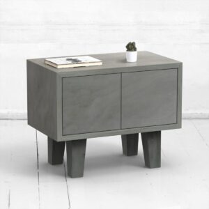 Прикроватная тумба mirror s фанера-винтажный серый ARCHPOLE