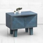 Прикроватная тумба mirror oak фанера-винтажный синий ARCHPOLE