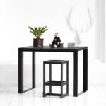 Стол барный metalstripe фанера-винтажный черный ARCHPOLE