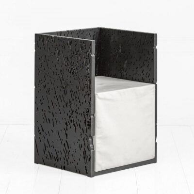 Кресло naturale винтажный черный ARCHPOLE