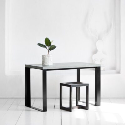 Стол рабочий metalstripe фанера-винтажный серый ARCHPOLE