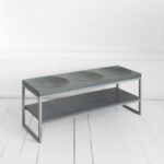 Скамья минимализм x3 fullmoon фанера-винтажный серый ARCHPOLE
