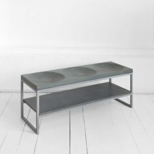Скамья минимализм x3 fullmoon фанера-винтажный серый ARCHPOLE