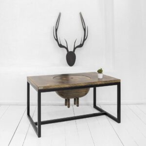 Стол журнальный с выменем фанера-жжение ARCHPOLE